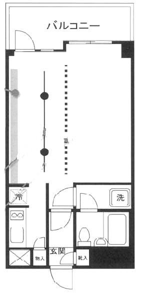 ワコーレ錦糸町マンション206 間取り図