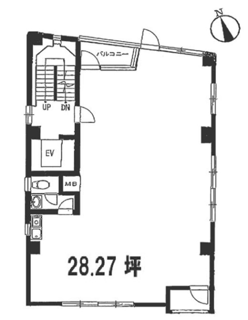 中村ビル2F 間取り図