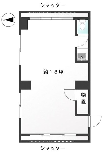 大渕ビル1F 間取り図