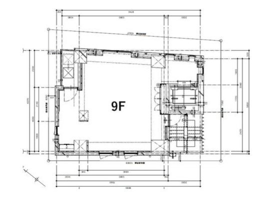 レイフォリア人形町ビル9F 間取り図
