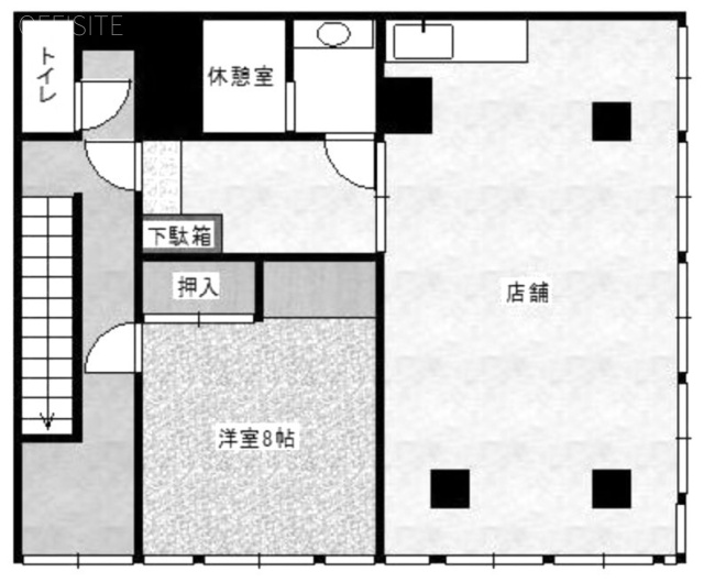 新中野明和ビル3F 間取り図