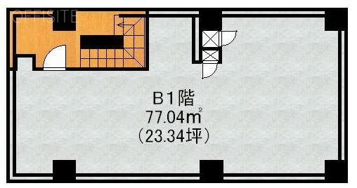 第2安田ビルB1F 間取り図
