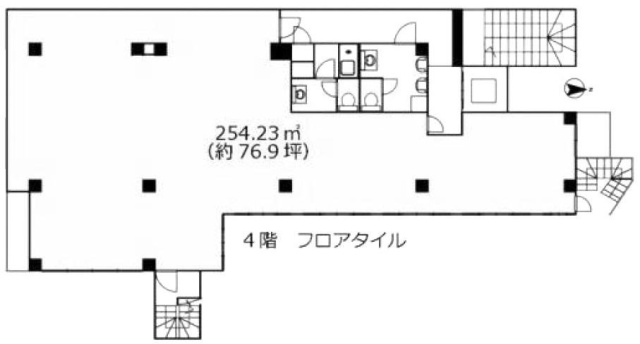 越前屋ビル4F 間取り図