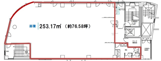 スカイスクレーパーⅠ3F 間取り図