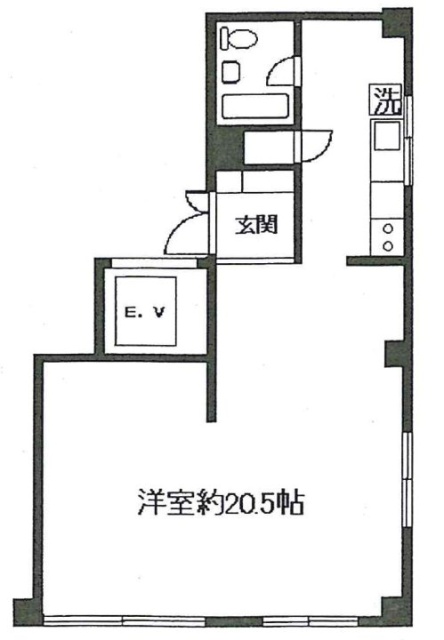 かすがマンション赤坂201 間取り図