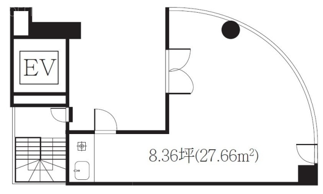 バイファルビルディング日本橋1F 間取り図