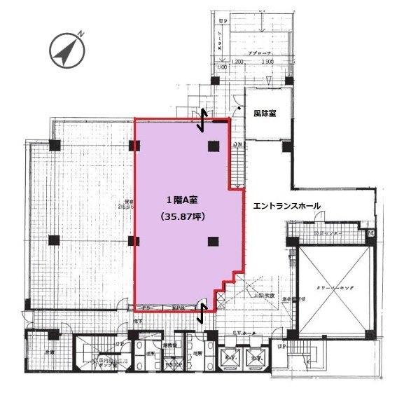 関内ファーストビルA 間取り図
