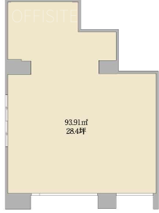 コモド千葉栄町1F 間取り図