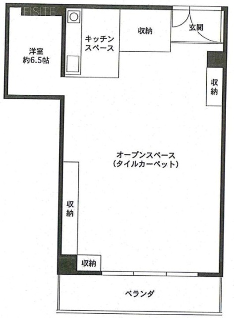 フラワーヒル目黒203 間取り図