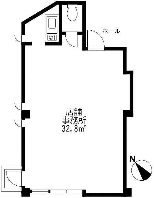 みうらビル2F 間取り図
