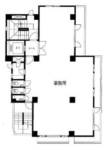 岩見ビル6F 間取り図