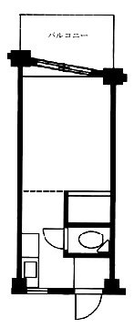 モリグチハイツB 間取り図