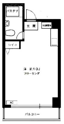 メゾン東麻布403 間取り図