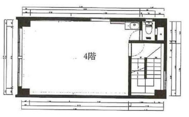 銀座147ビル4F 間取り図