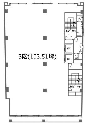 八重洲市谷ビル3F 間取り図