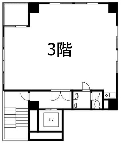 第3高橋ビル3F 間取り図