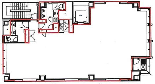 AMANO芝公園ビル3F 間取り図