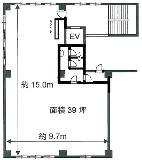 園商会ビル3F 間取り図