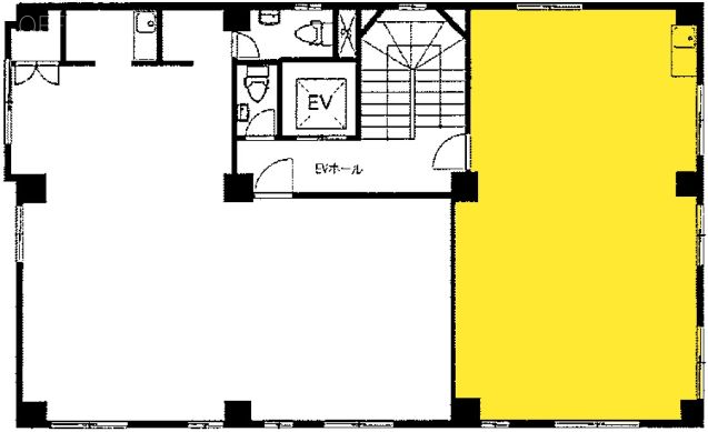 楽ビル(旧 河村ビル)B 間取り図