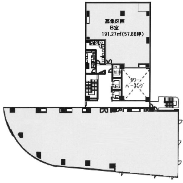 水天宮北辰ビルB 間取り図