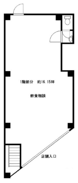 山口ビル1F 間取り図