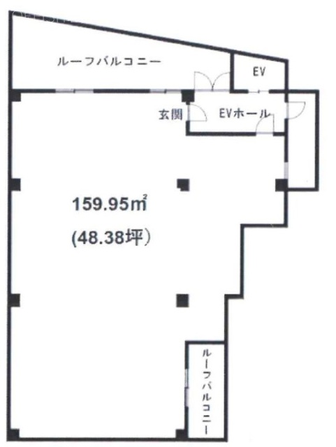 四宮ビル4F 間取り図