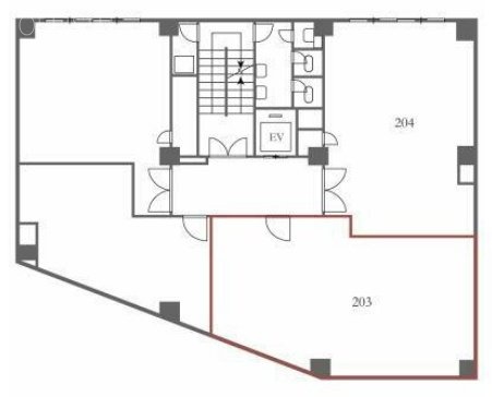 三久ビル203 間取り図