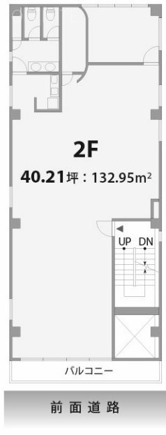 岩井レースビル2F 間取り図