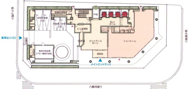 TMG八丁堀ビル1F 間取り図