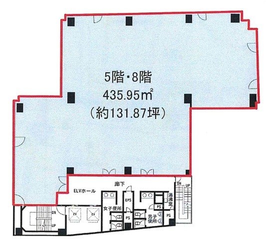 KDX麹町ビル8F 間取り図