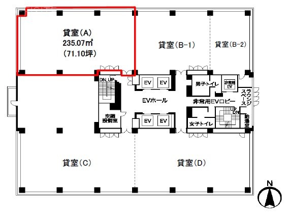 パシフィックマークス横浜イーストA 間取り図