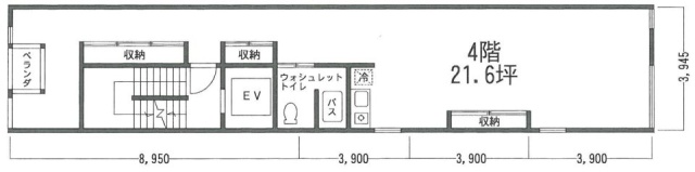 アインツビル4F 間取り図