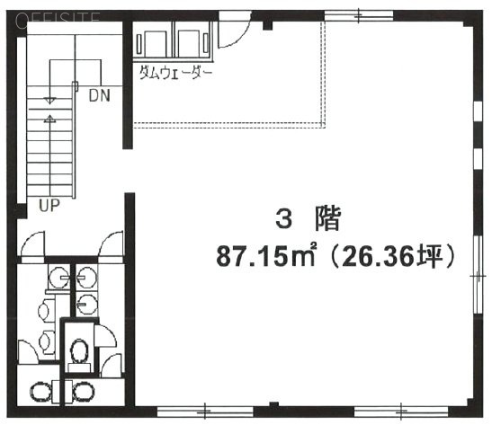 新吉本店ビル3F 間取り図