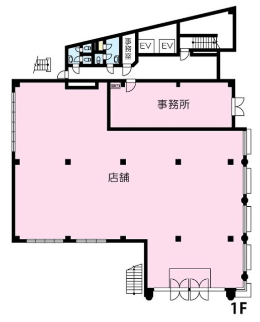 千秋ビル1F 間取り図