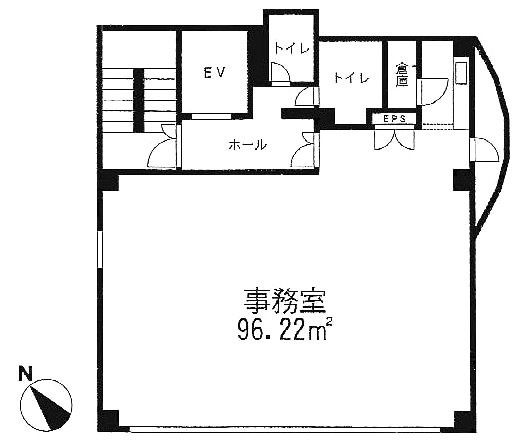 レックサービス千駄木ビル3F 間取り図