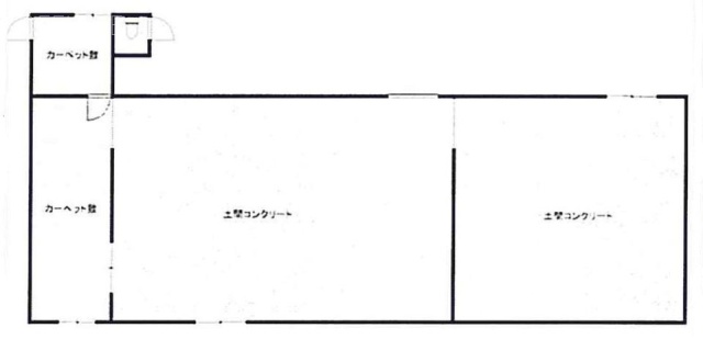 コーポストロームビル1F 間取り図