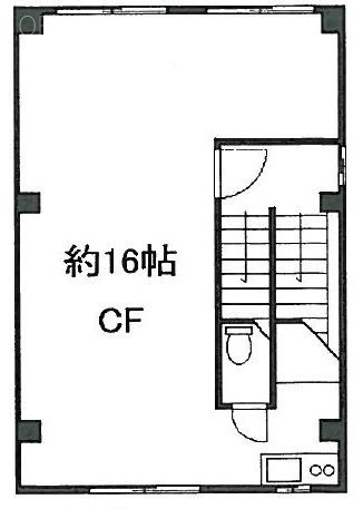 藤田ビルⅡ2F 間取り図