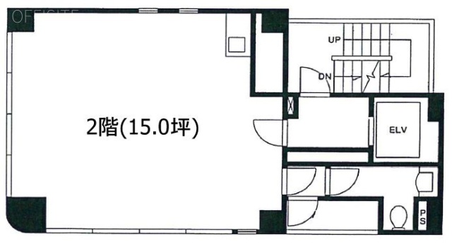 日宝八重洲ビル2F 間取り図