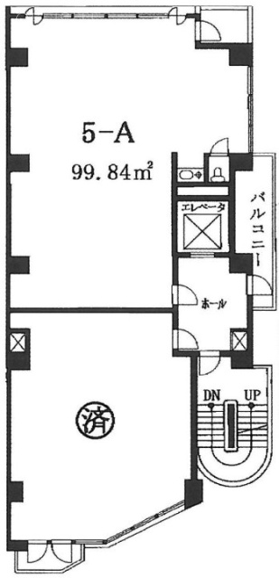 白鳥ビルA 間取り図