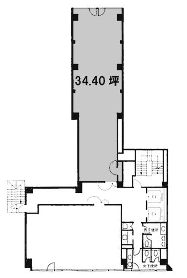 千代田ビル10F 間取り図