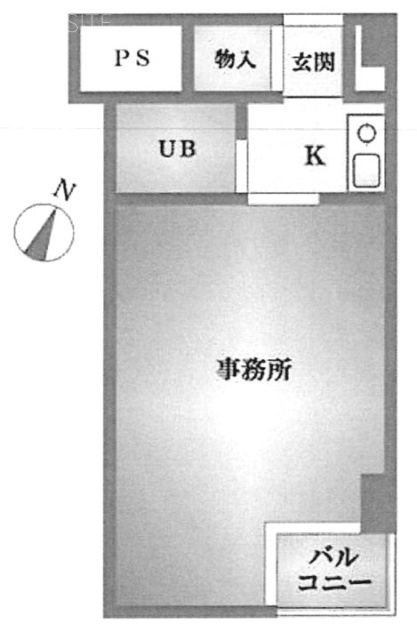 ストーク横浜ビル402 間取り図