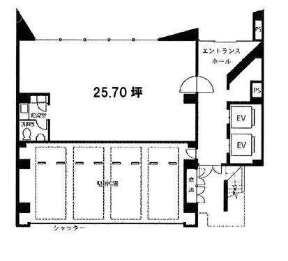 東日本橋槇町ビル1F 間取り図