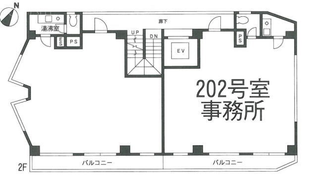 千駄ヶ谷SKYHILLSビル202 間取り図