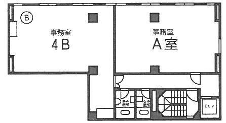 三重ビルB 間取り図