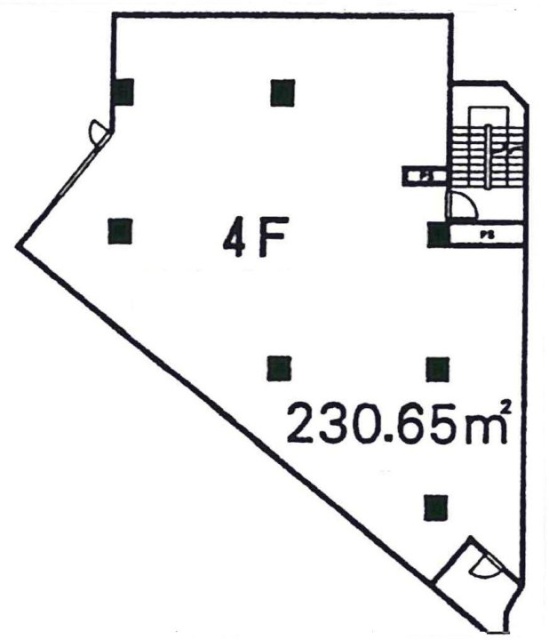 みゆきナインビル4F 間取り図