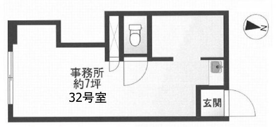 七福ビル32 間取り図