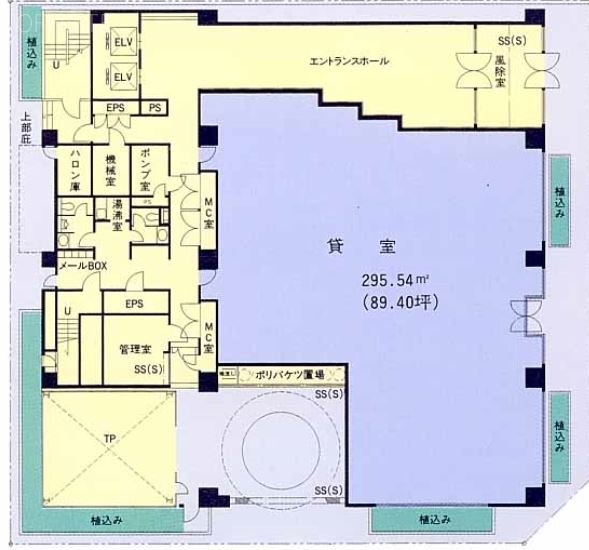 朝日生命新小岩ビル1F 間取り図