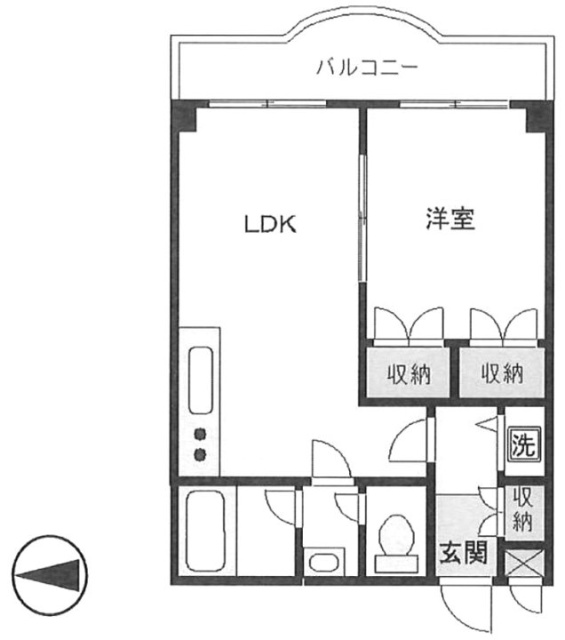 ビラージュ笹塚Ⅱ204 間取り図