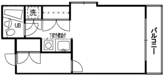 Gフラット北青山103 間取り図