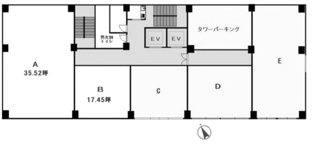 細川ビルA 間取り図